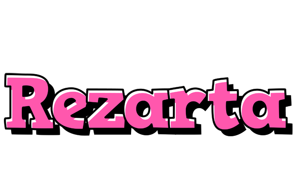 Rezarta girlish logo