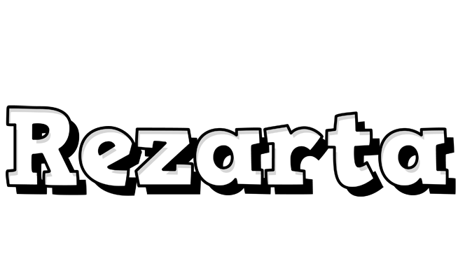 Rezarta snowing logo