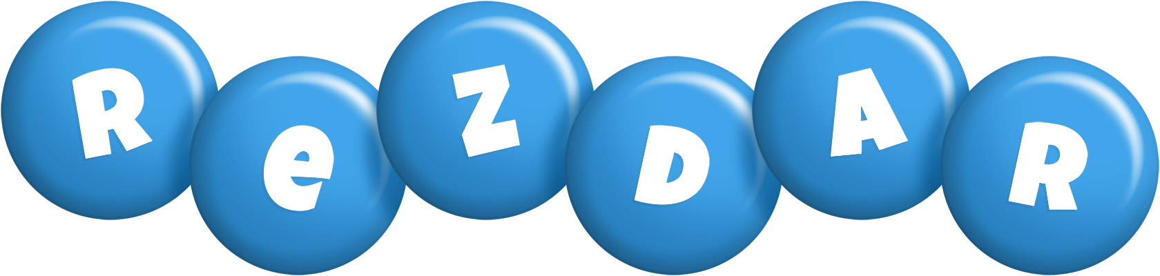 Rezdar candy-blue logo