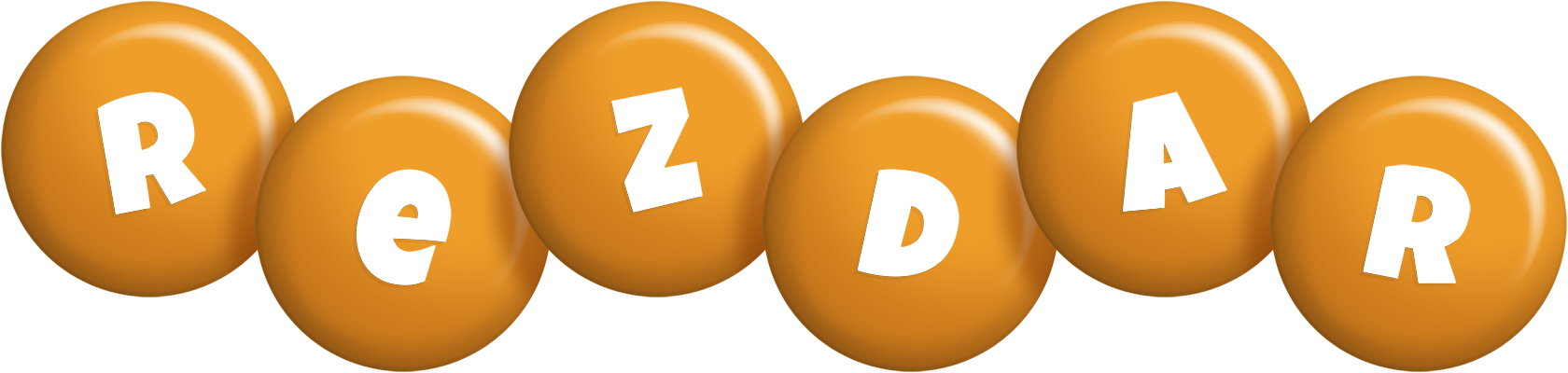 Rezdar candy-orange logo