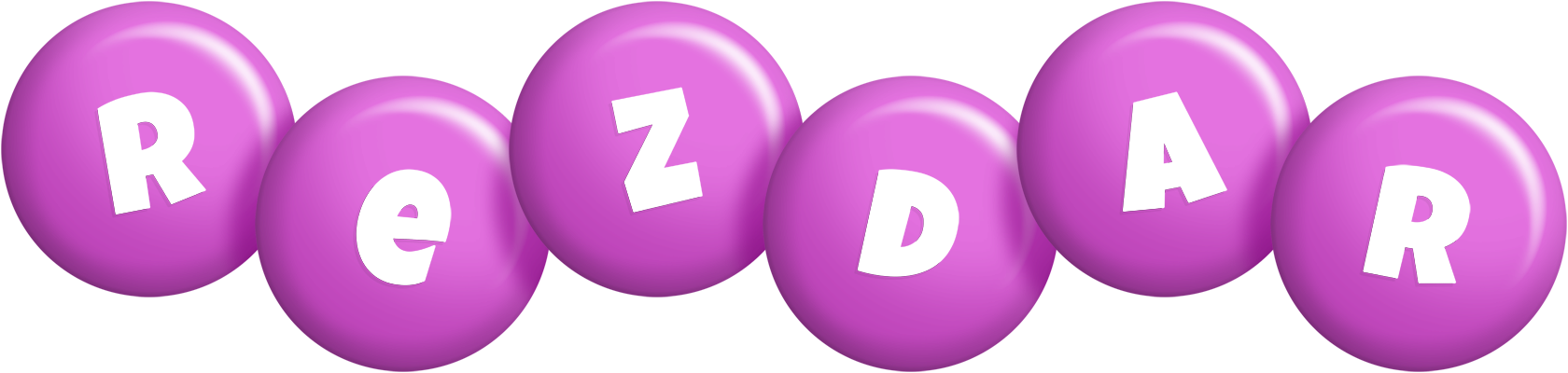 Rezdar candy-purple logo