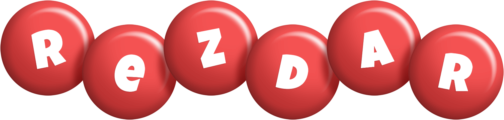 Rezdar candy-red logo