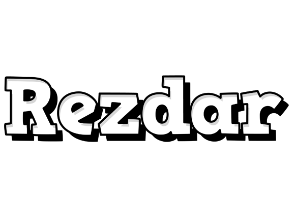 Rezdar snowing logo