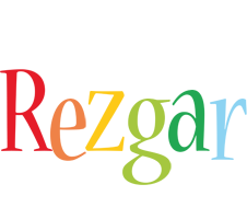Rezgar birthday logo