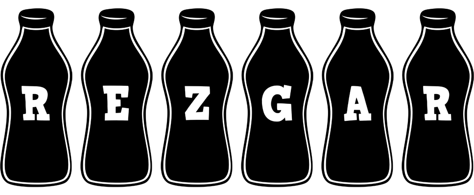 Rezgar bottle logo