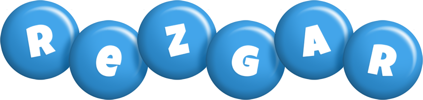Rezgar candy-blue logo