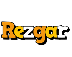 Rezgar cartoon logo