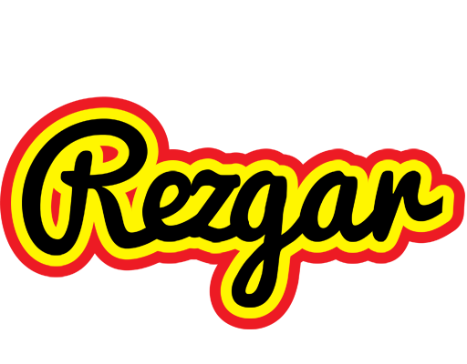Rezgar flaming logo