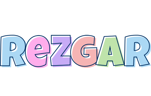 Rezgar pastel logo