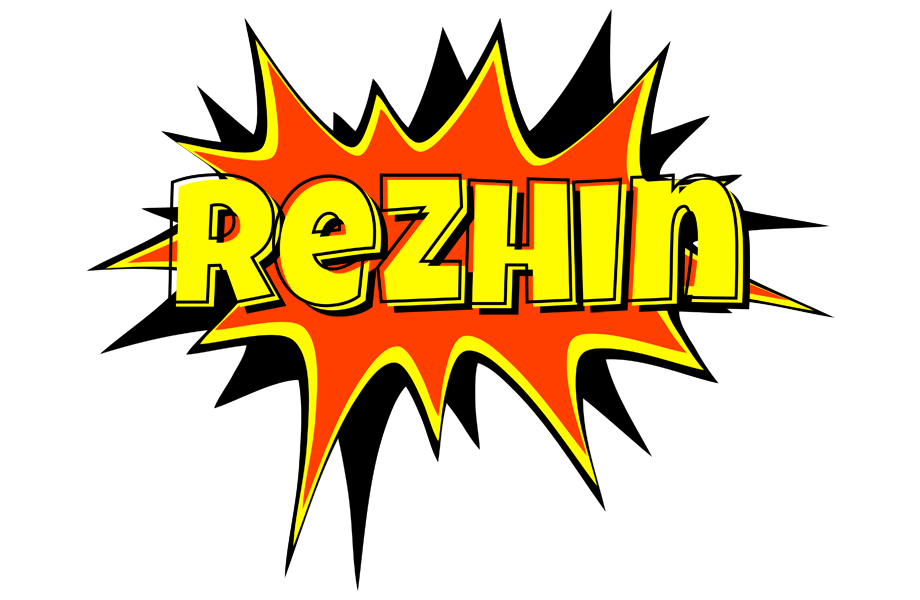 Rezhin bazinga logo