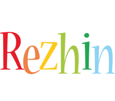 Rezhin birthday logo