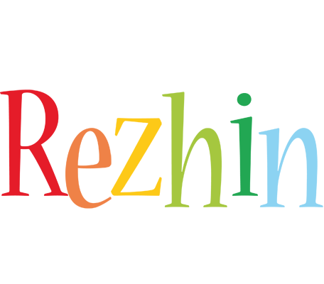 Rezhin birthday logo