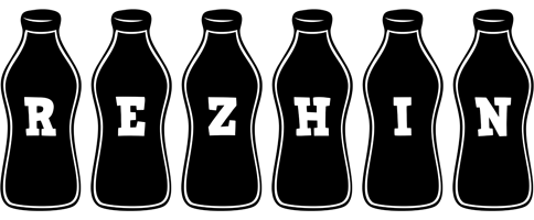 Rezhin bottle logo