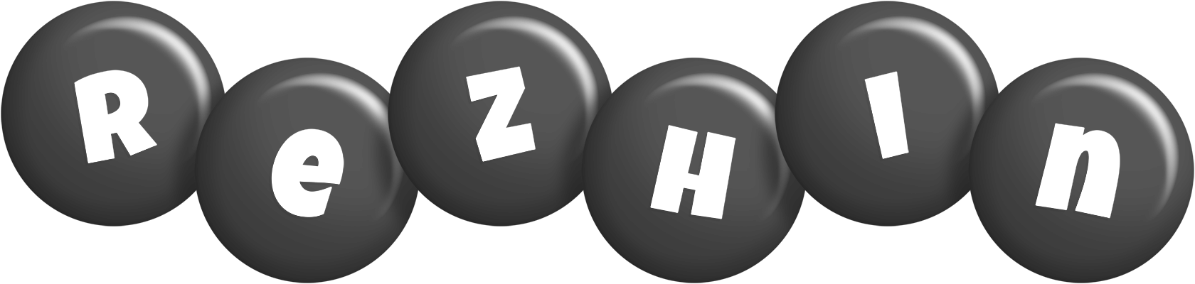 Rezhin candy-black logo