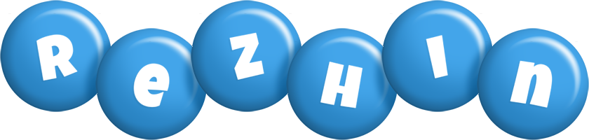 Rezhin candy-blue logo