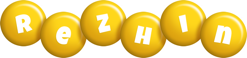 Rezhin candy-yellow logo