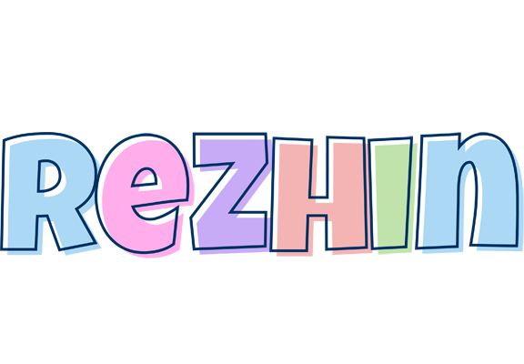 Rezhin pastel logo