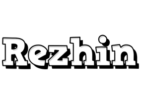 Rezhin snowing logo