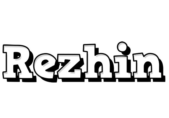 Rezhin snowing logo