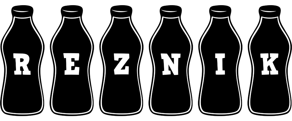 Reznik bottle logo
