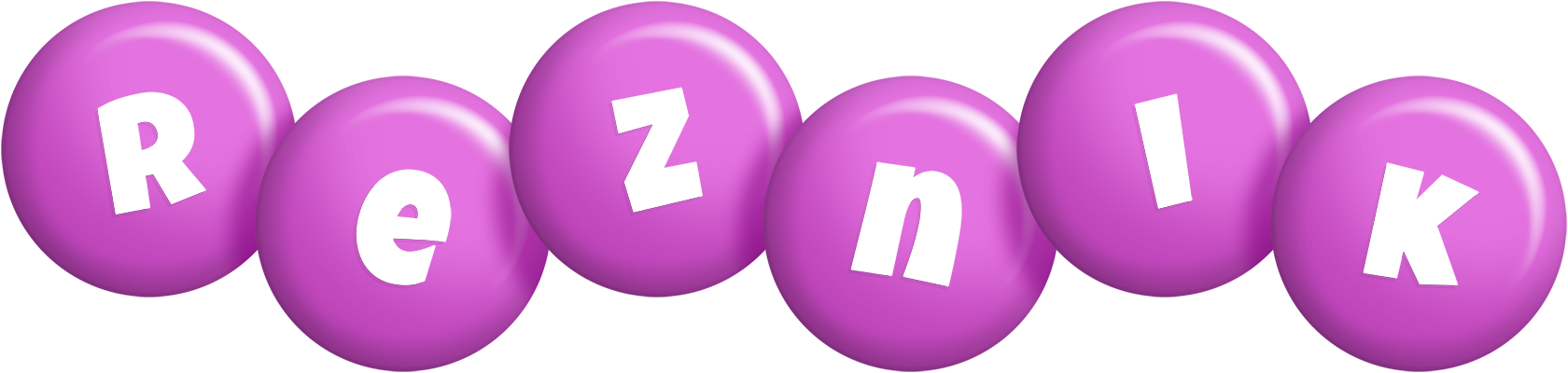 Reznik candy-purple logo