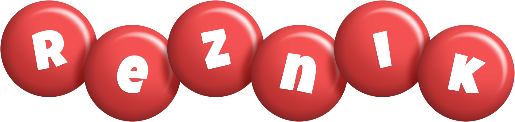 Reznik candy-red logo