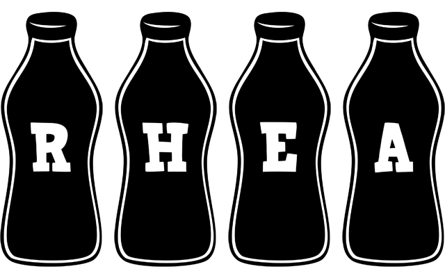Rhea bottle logo