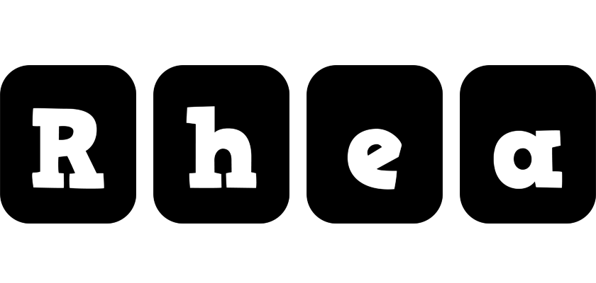 Rhea box logo
