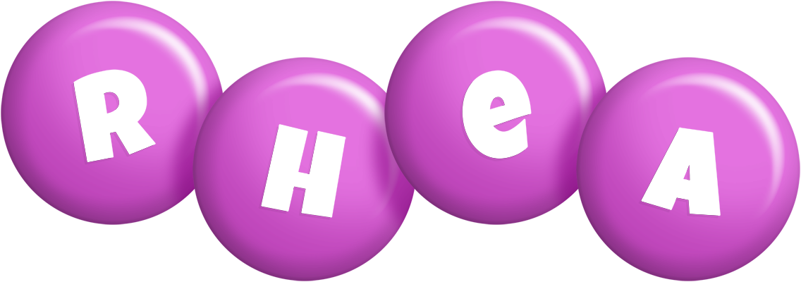 Rhea candy-purple logo