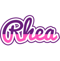 Rhea cheerful logo