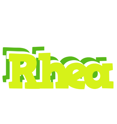 Rhea citrus logo