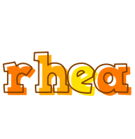 Rhea desert logo