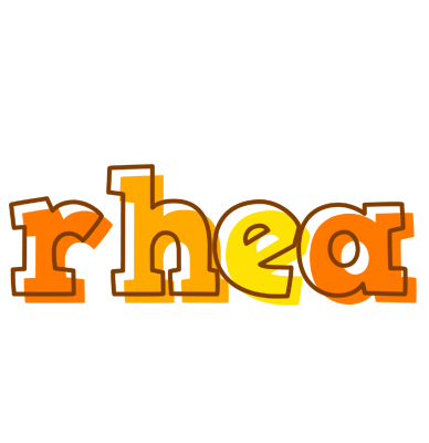 Rhea desert logo