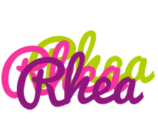 Rhea flowers logo