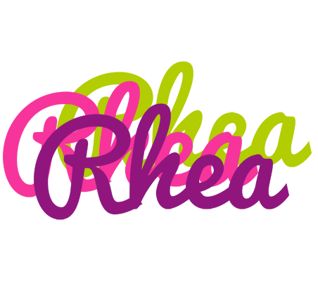Rhea flowers logo