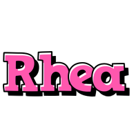 Rhea girlish logo