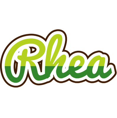 Rhea golfing logo