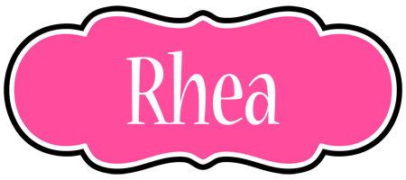 Rhea invitation logo