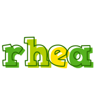 Rhea juice logo