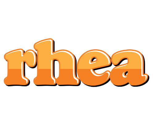 Rhea orange logo