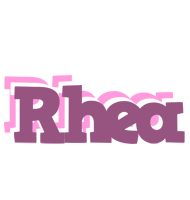 Rhea relaxing logo