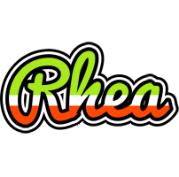 Rhea superfun logo