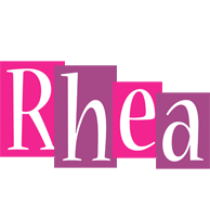 Rhea whine logo