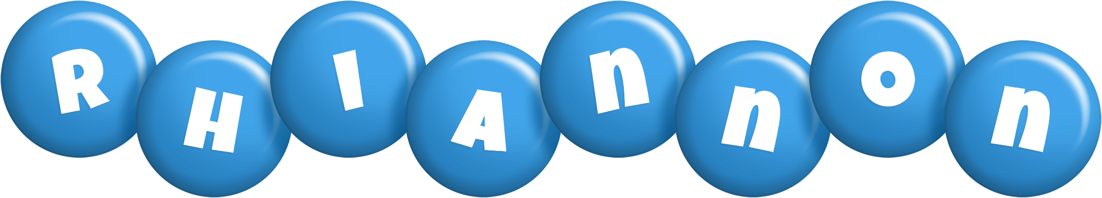 Rhiannon candy-blue logo