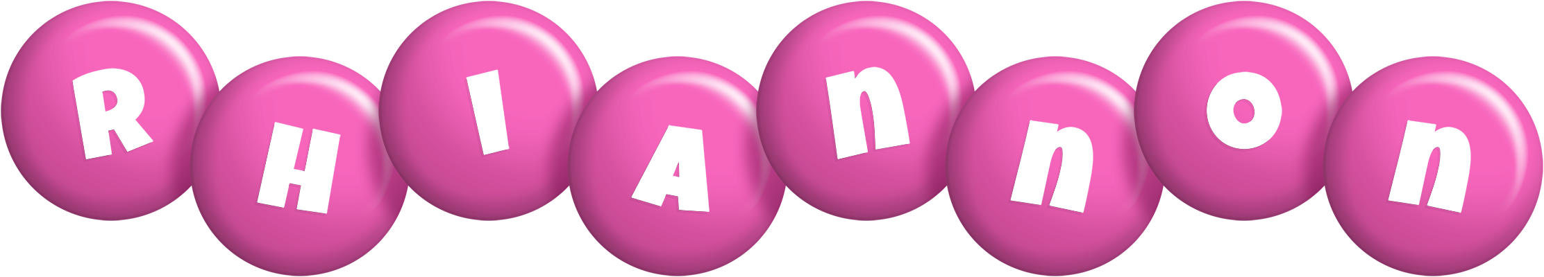 Rhiannon candy-pink logo