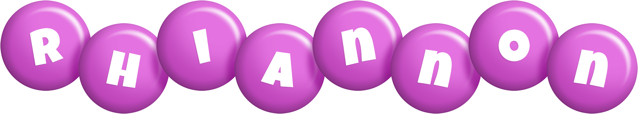 Rhiannon candy-purple logo