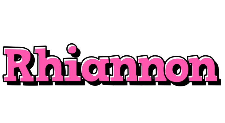 Rhiannon girlish logo