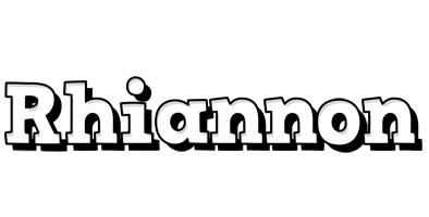 Rhiannon snowing logo