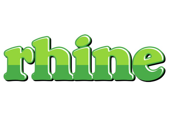 Rhine apple logo