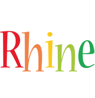 Rhine birthday logo